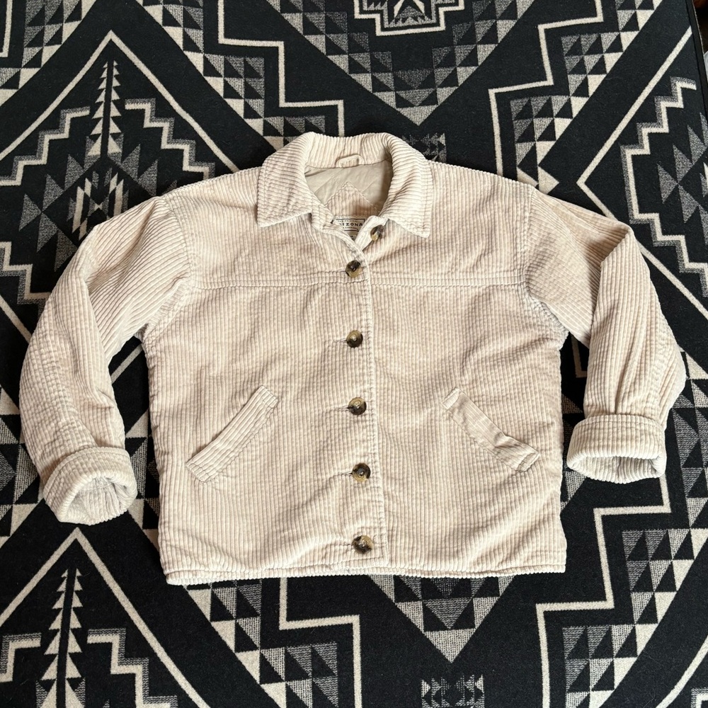 Arizona Jean Company Cream Corduroy Jacket